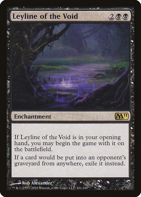 Leyline of the Void - Magic 2011 (M11) - R - 101