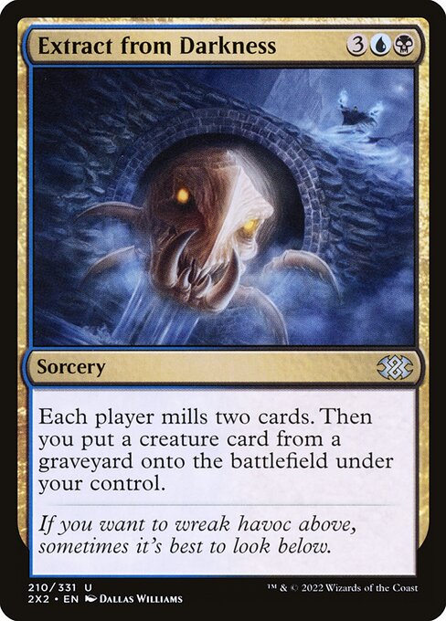 Extract from Darkness - Double Masters 2022 - U - 210