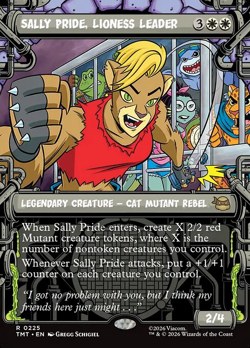 Sally Pride, Lioness Leader (Showcase) - Teenage Mutant Ninja Turtles - R - 225