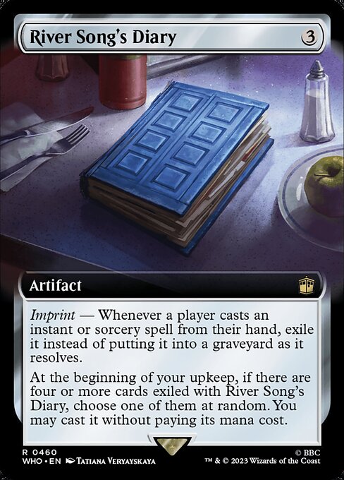 River Song's Diary (Extended Art) - Universes Beyond: Doctor Who - R - 460