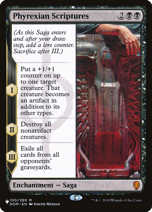 Phyrexian Scriptures - The List Reprints - M - 100/269