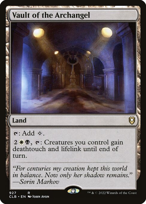 Vault of the Archangel - Commander Legends: Battle for Baldur's Gate - R - 927