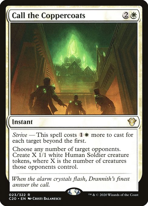 Call the Coppercoats - Commander 2020 - R - 23