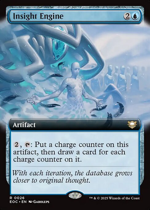 Insight Engine (Extended Art) - Commander: Edge of Eternities - R - 26
