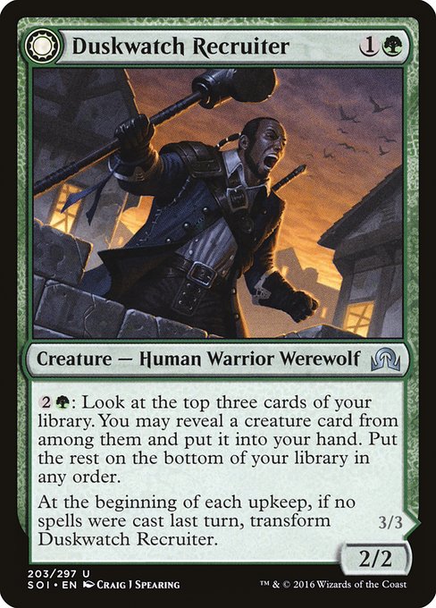 Duskwatch Recruiter - Shadows over Innistrad - U - 203