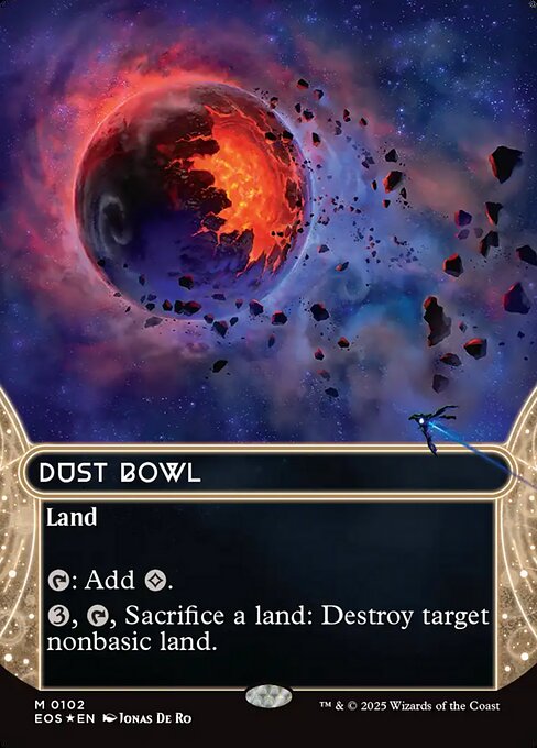 Dust Bowl (0102) (Borderless) (Galaxy Foil) - Edge of Eternities: Stellar Sights - M - 102