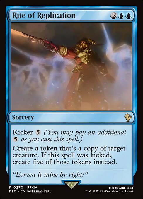 Rite of Replication (Surge Foil) - Commander: FINAL FANTASY - R - 270