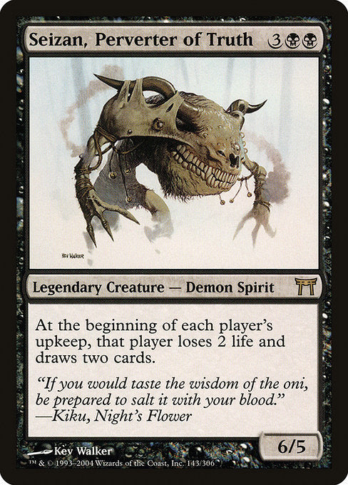 Seizan, Perverter of Truth - Champions of Kamigawa - R - 143