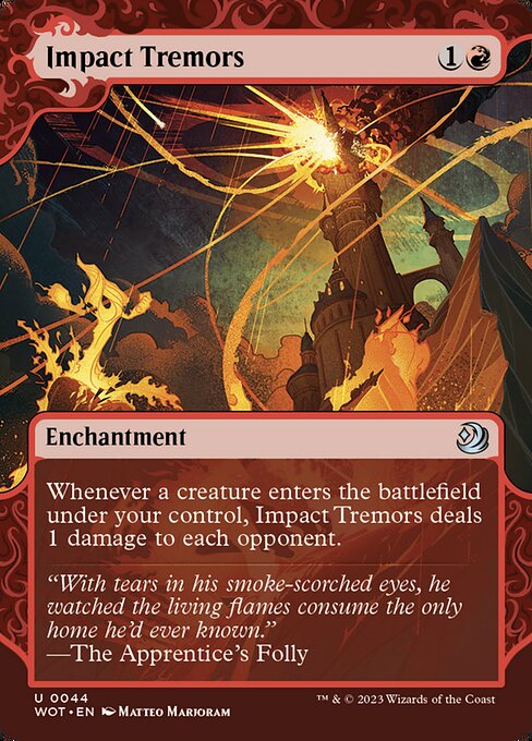 Impact Tremors - Wilds of Eldraine: Enchanting Tales - U - 44