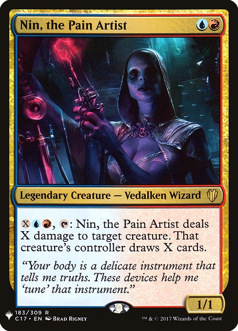 Nin, the Pain Artist - The List Reprints - R - 183/309