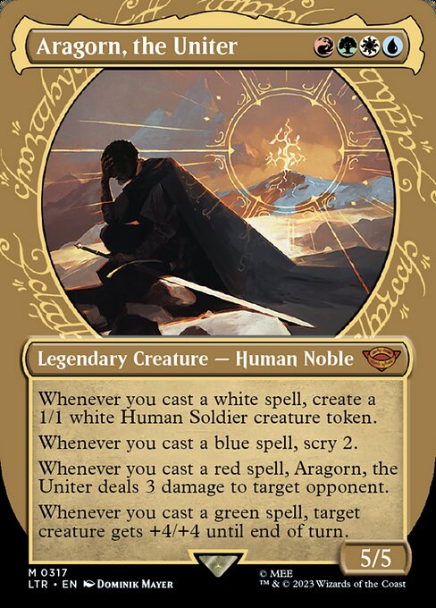 Aragorn, the Uniter (Showcase) - Universes Beyond: The Lord of the Rings: Tales of Middle-earth - M - 317