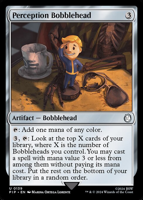 Perception Bobblehead - Universes Beyond: Fallout - U - 139