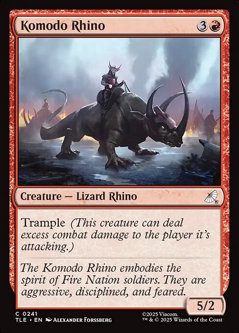 Komodo Rhino (0241) - Avatar: The Last Airbender: Eternal-Legal - C - 241