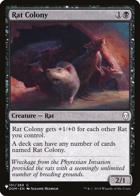 Rat Colony - The List Reprints - C - 101/269