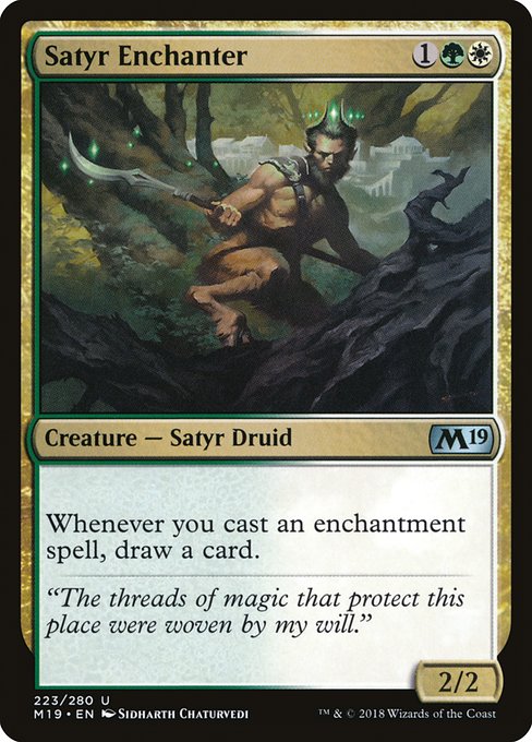 Satyr Enchanter - Core Set 2019 - U - 223
