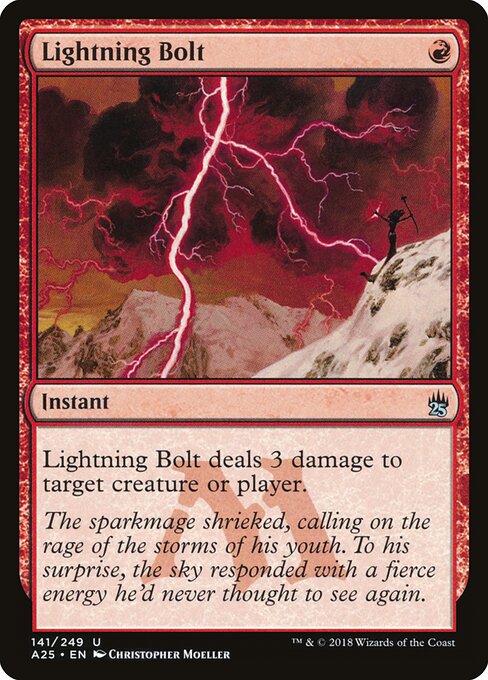 Lightning Bolt - Masters 25 - U - 141