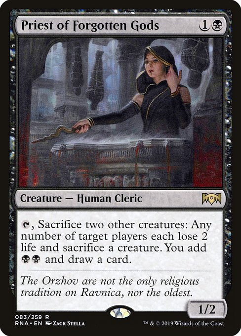 Priest of Forgotten Gods - Promo Pack: Throne of Eldraine - R - 83