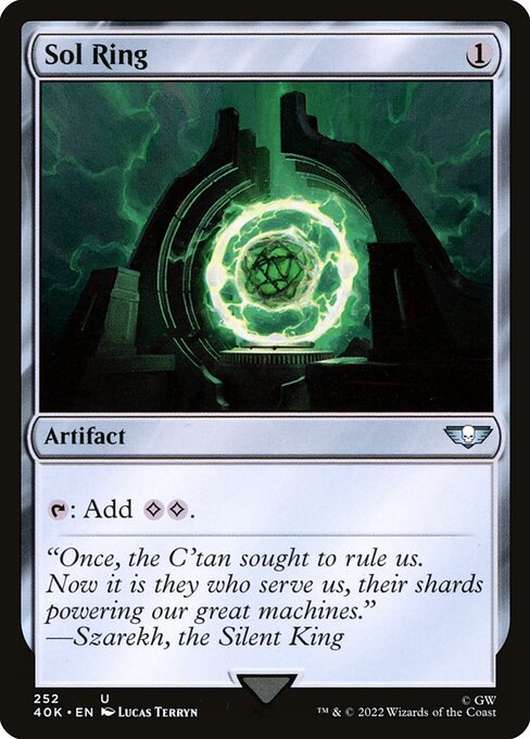 Sol Ring (252) - Universes Beyond: Warhammer 40,000 - U - 252