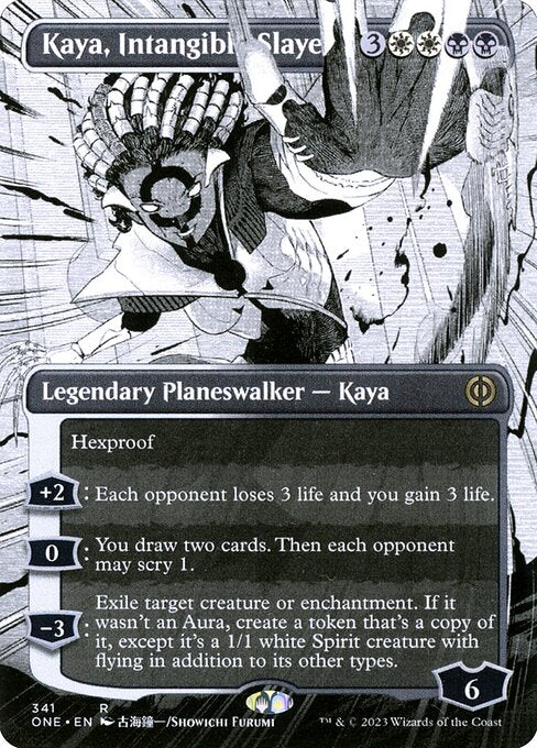 Kaya, Intangible Slayer (Borderless) - Phyrexia: All Will Be One - R - 341
