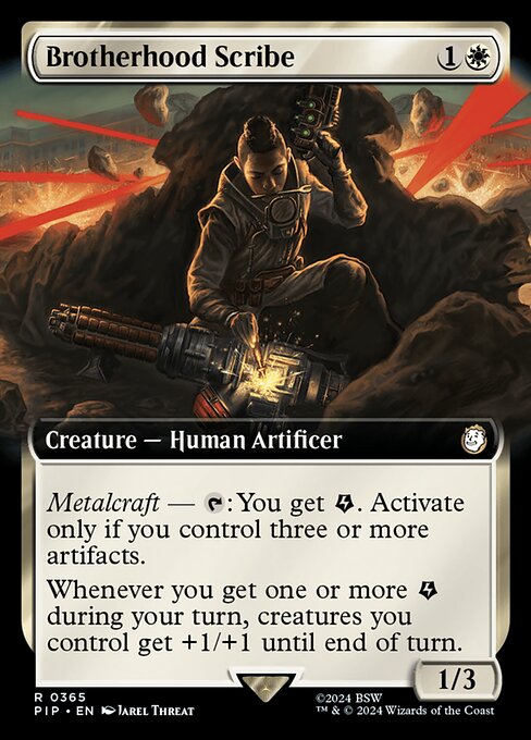 Brotherhood Scribe (Extended Art) - Universes Beyond: Fallout - R - 365