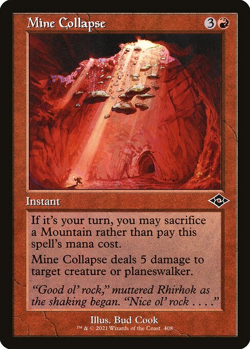 Mine Collapse (Retro Frame) - Modern Horizons 2 - C - 408