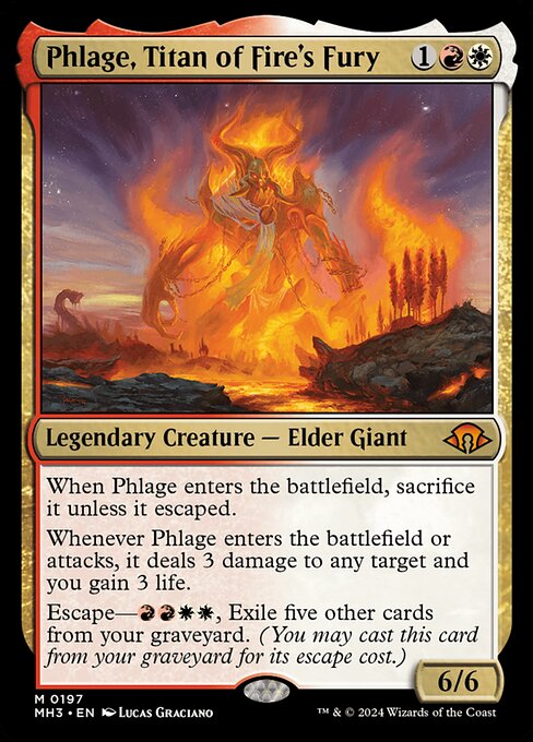 Phlage, Titan of Fire's Fury - Modern Horizons 3 - M - 197
