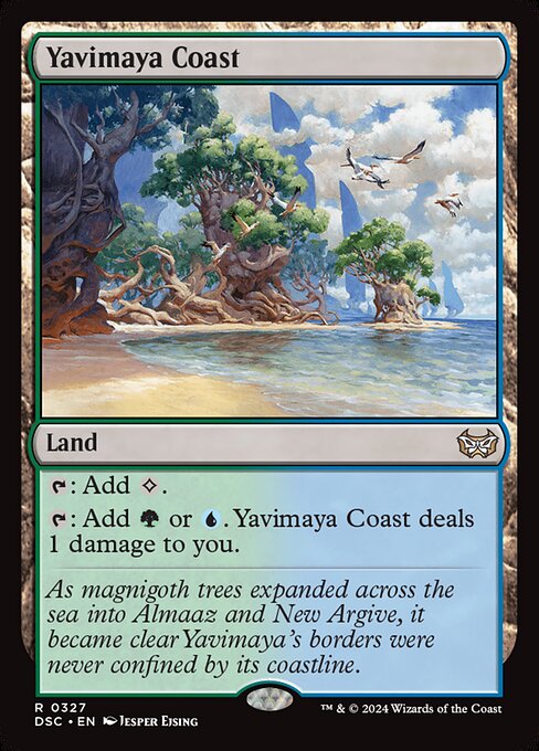 Yavimaya Coast - Commander: Duskmourn: House of Horror - R - 327