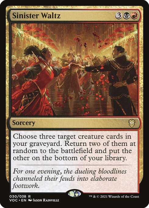 Sinister Waltz - Commander: Innistrad: Crimson Vow - R - 30