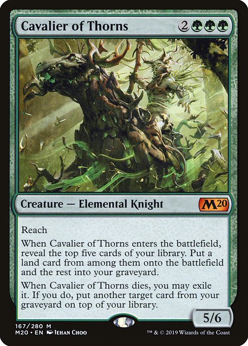 Cavalier of Thorns - Core Set 2020 - M - 167