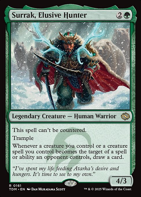 Surrak, Elusive Hunter - Tarkir: Dragonstorm - R - 161