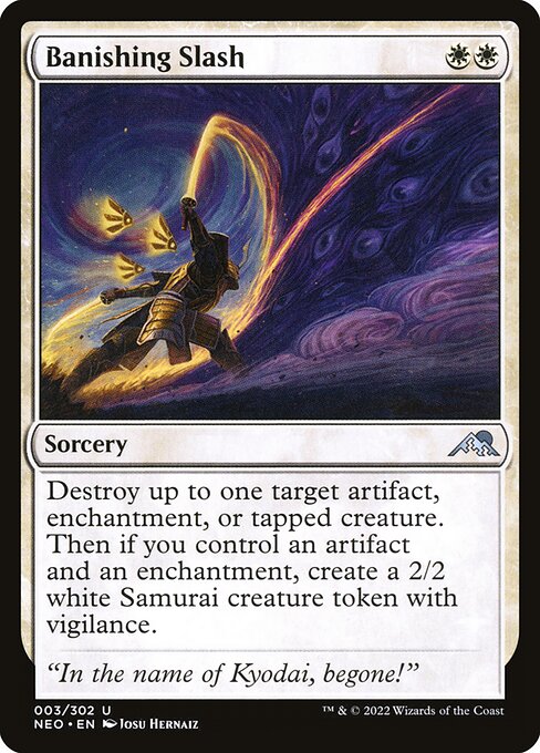 Banishing Slash - Kamigawa: Neon Dynasty - U - 3