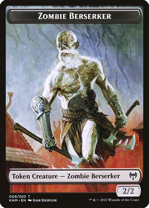 Zombie Berserker Token - Kaldheim - T - 9
