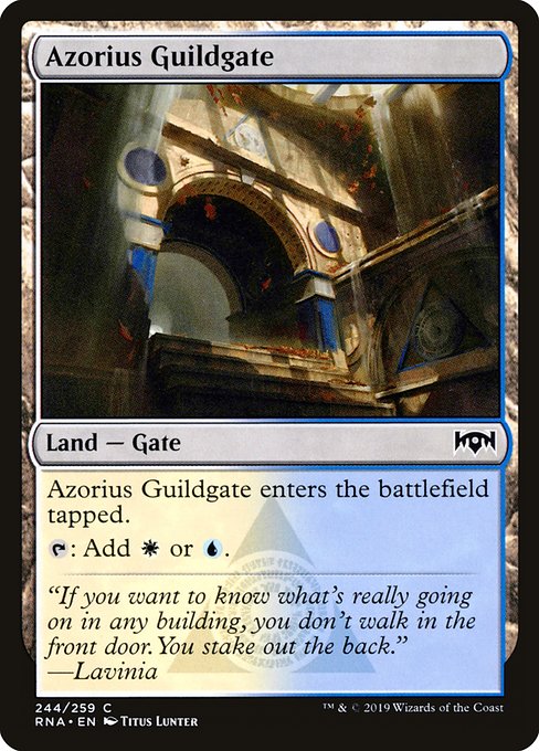 Azorius Guildgate (244) - Ravnica Allegiance - C - 244