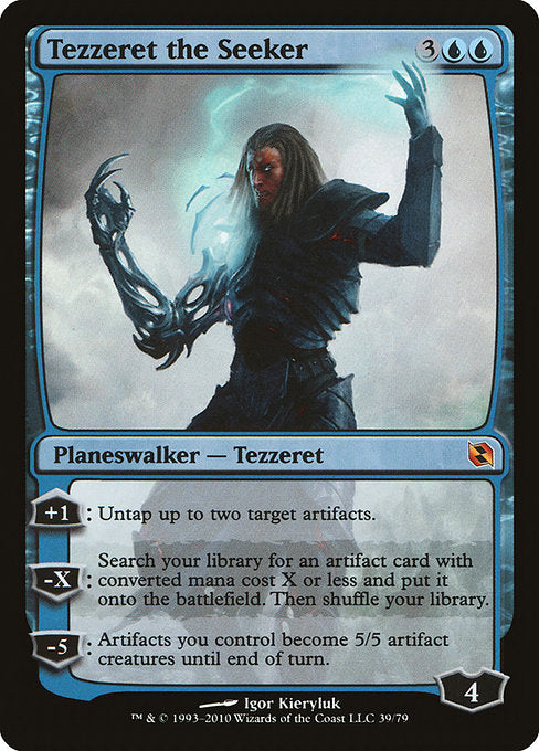 Tezzeret the Seeker - Duel Decks: Elspeth vs. Tezzeret - M - 39