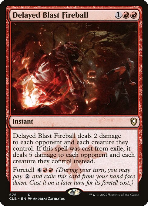 Delayed Blast Fireball - Commander Legends: Battle for Baldur's Gate - R - 676