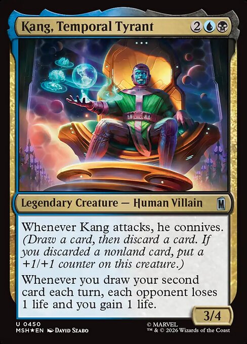 Kang, Temporal Tyrant (Surge Foil) - Marvel Super Heroes - U - 450