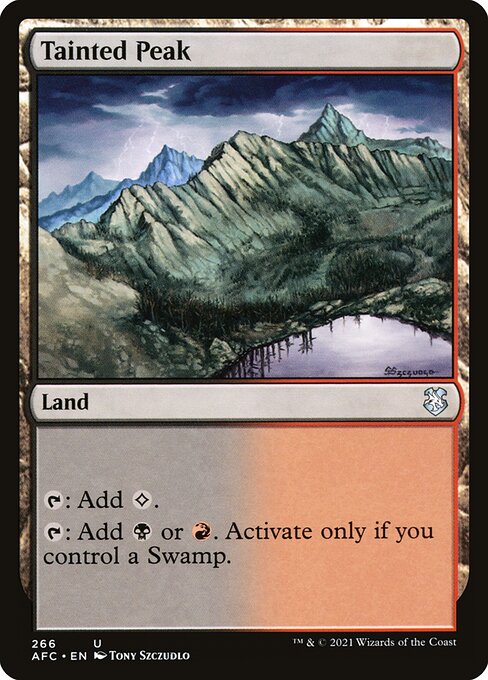 Tainted Peak - Commander: Adventures in the Forgotten Realms - U - 266