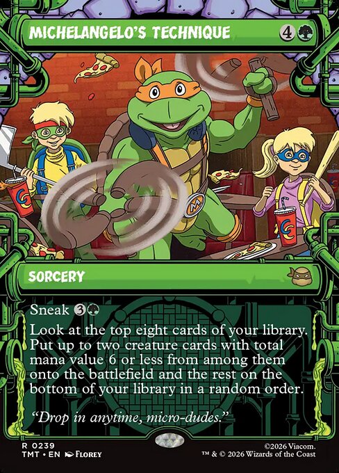 Michelangelo's Technique (Showcase) - Teenage Mutant Ninja Turtles - R - 239