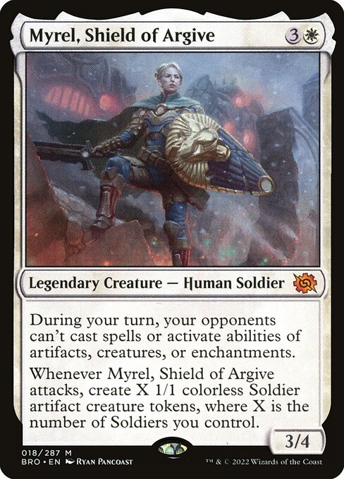 Myrel, Shield of Argive - Promo Pack: The Brothers' War - M - 18