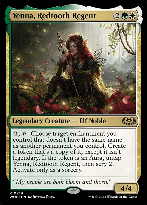 Yenna, Redtooth Regent - Wilds of Eldraine - R - 219