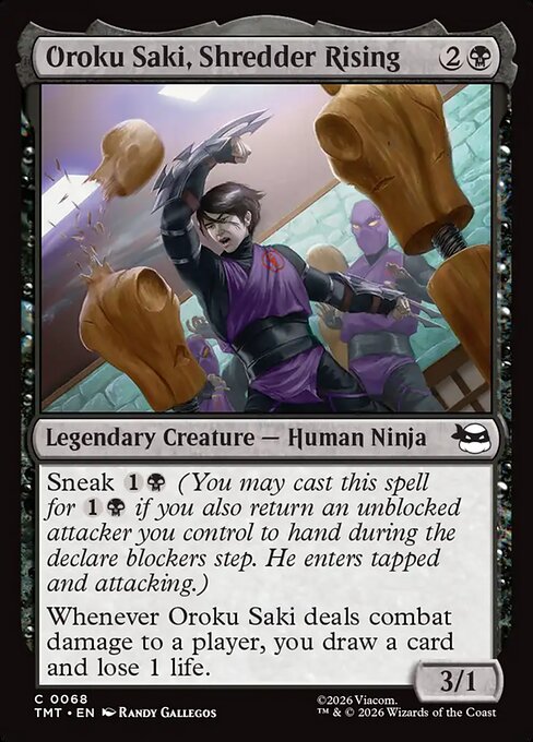 Oroku Saki, Shredder Rising - Teenage Mutant Ninja Turtles - C - 68