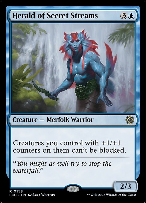 Herald of Secret Streams - Commander: The Lost Caverns of Ixalan - R - 158