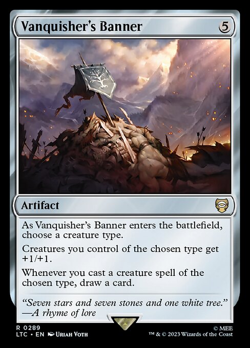 Vanquisher's Banner - Commander: The Lord of the Rings: Tales of Middle-earth - R - 289