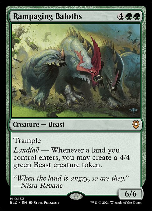 Rampaging Baloths - Commander: Bloomburrow - M - 233