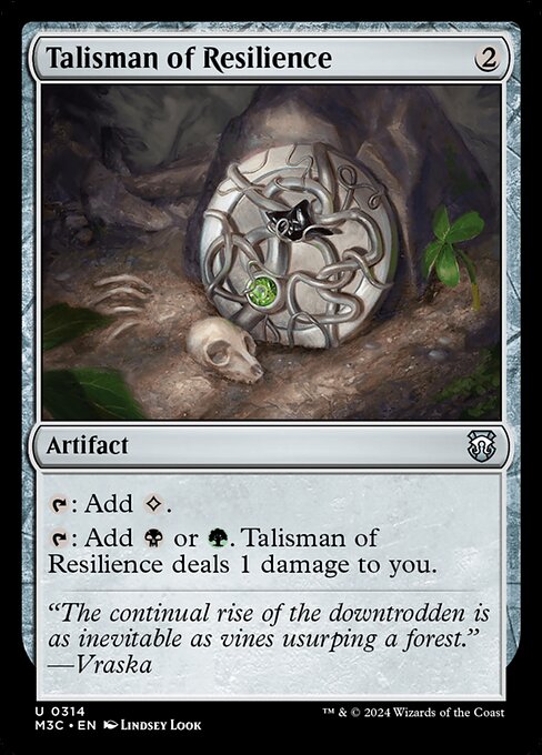 Talisman of Resilience (Ripple Foil) - Commander: Modern Horizons 3 - U - 314