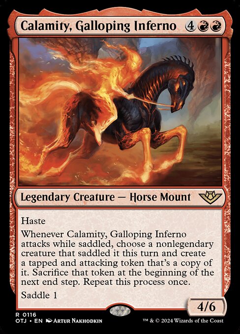 Calamity, Galloping Inferno - Outlaws of Thunder Junction - R - 116