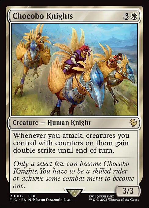 Chocobo Knights - Commander: FINAL FANTASY - R - 12