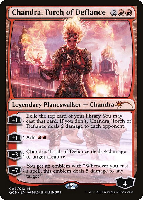 Chandra, Torch of Defiance - Unique and Miscellaneous Promos - M - 6