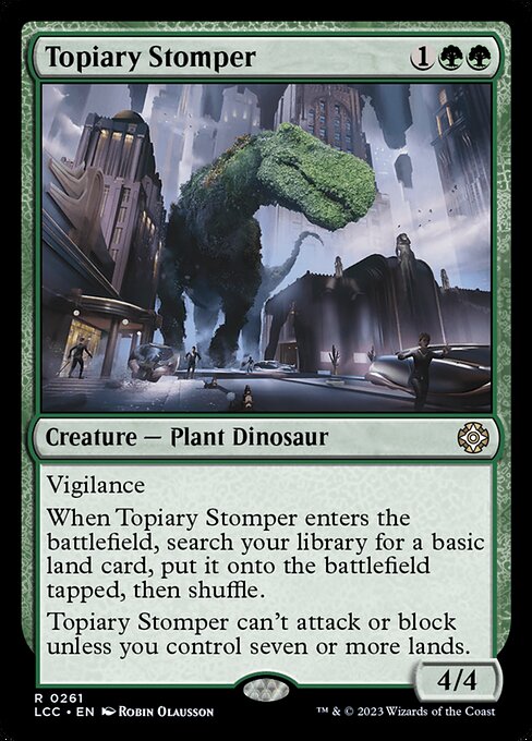 Topiary Stomper - Commander: The Lost Caverns of Ixalan - R - 261