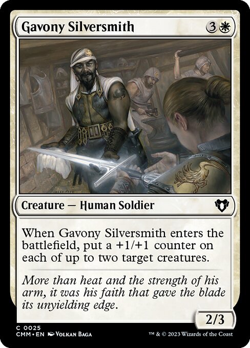 Gavony Silversmith - Commander Masters - C - 25